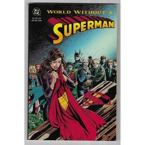 World Without a Superman Paperback Book 1993 DC Comics